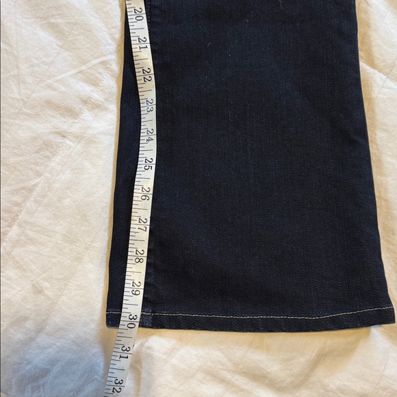 Paige Hidden Hills Flare Bootcut Dark Wash Jeans - Size 27 - Picture 13 of 13